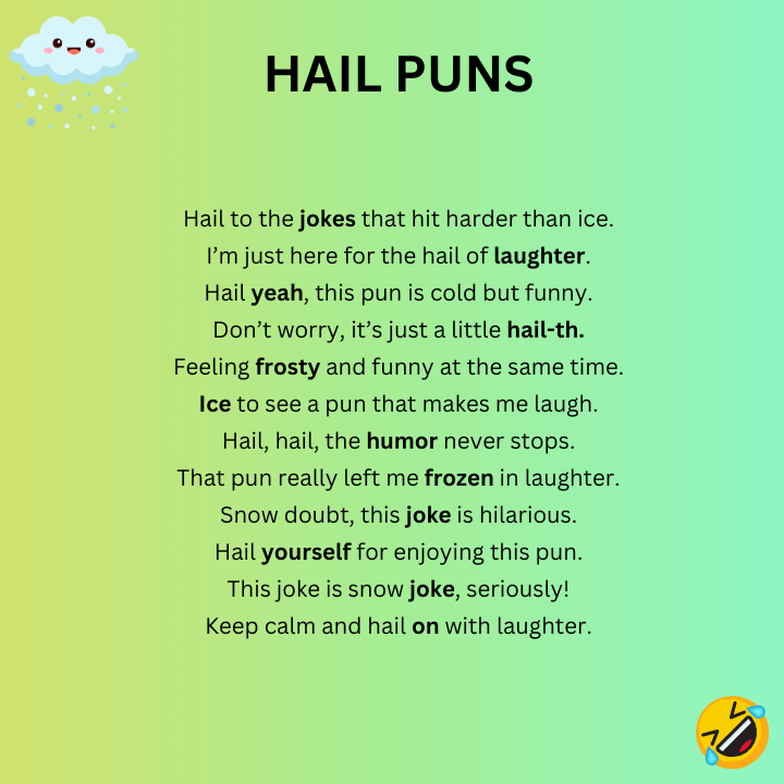 Hail Puns One-Liners
