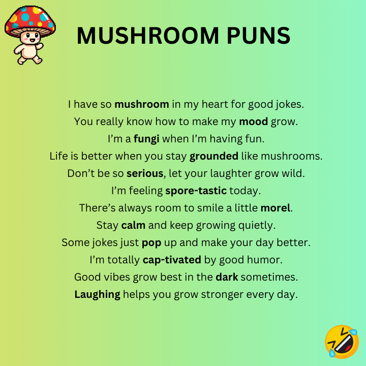 Mushroom Puns