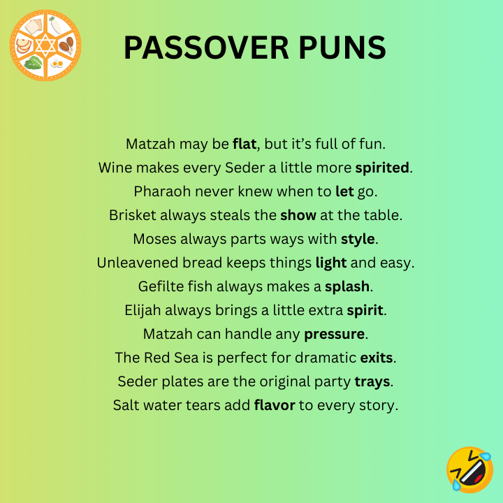 Passover Puns One-Liners