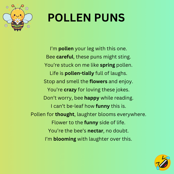 Pollen Pun One-Liners  