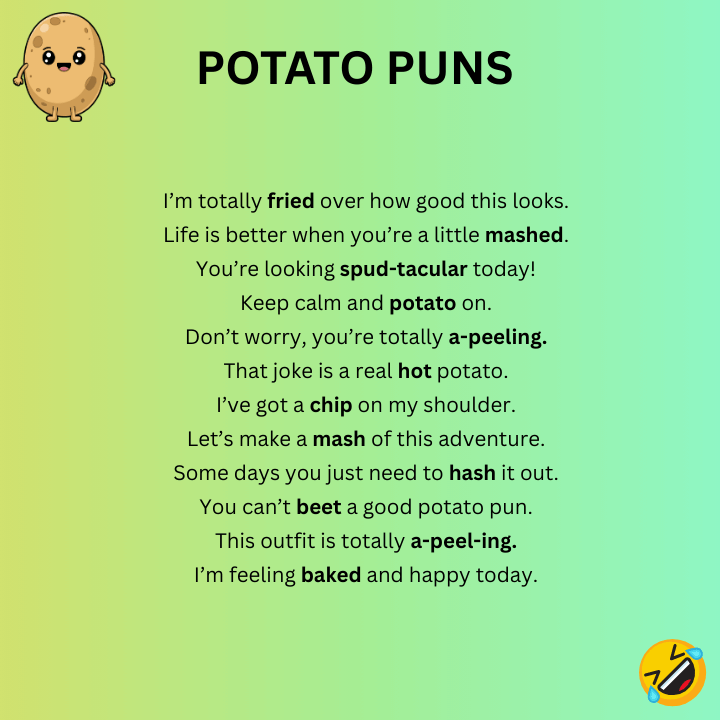 Potato Puns One-Liners