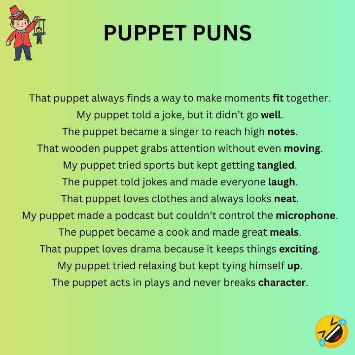 Puppet Puns One-Liners