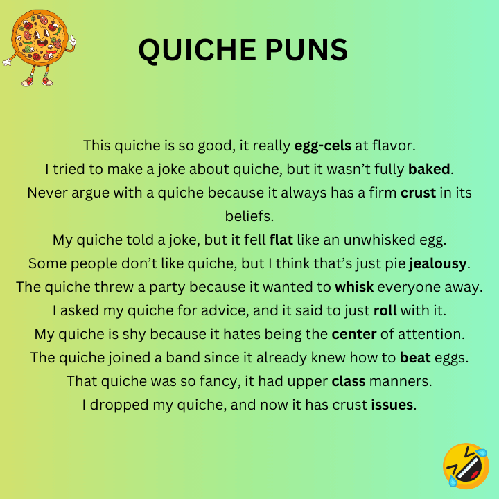 Quiche Puns