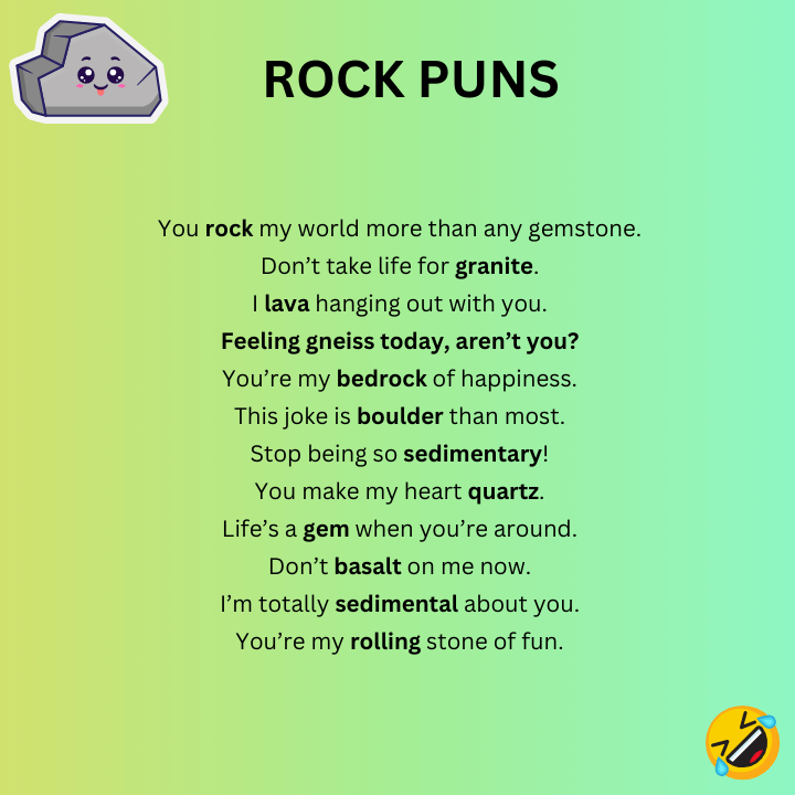 Rock Puns One Liners