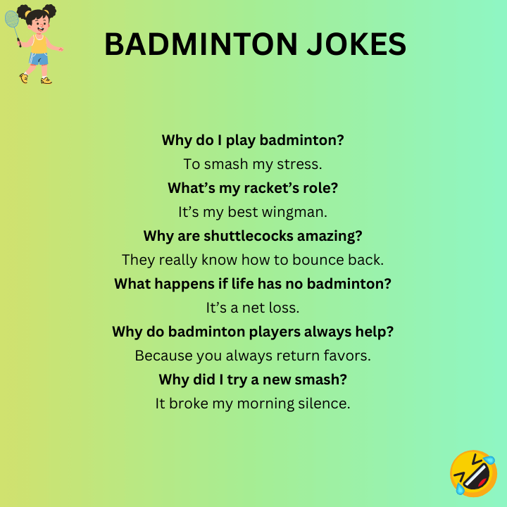 Short Badminton Jokes