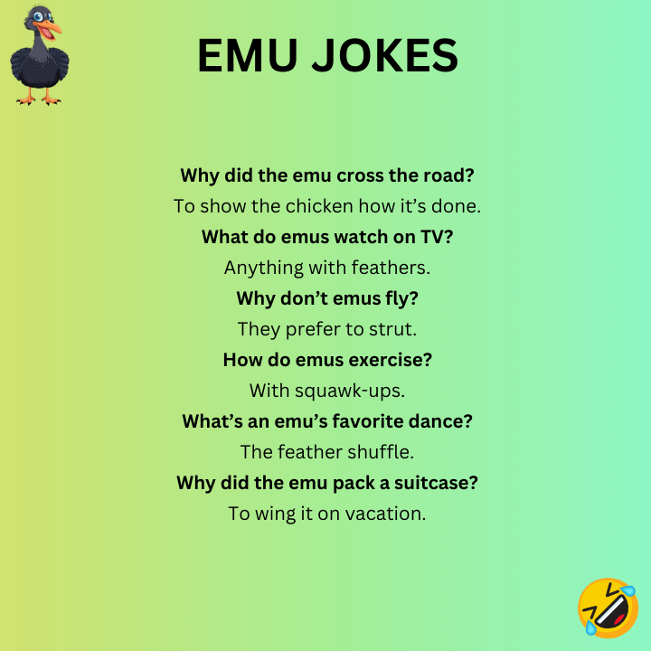 Short Emu Jokes