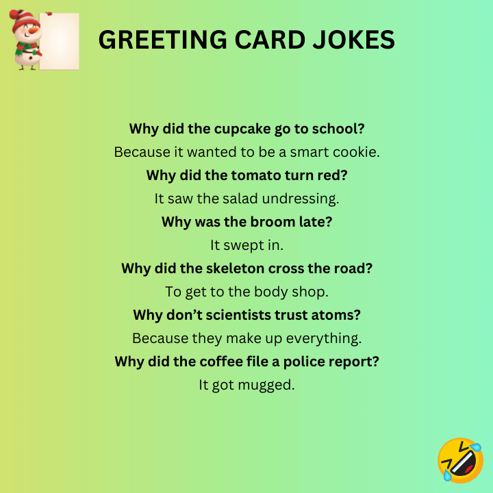 Short Greeting Card Jokes