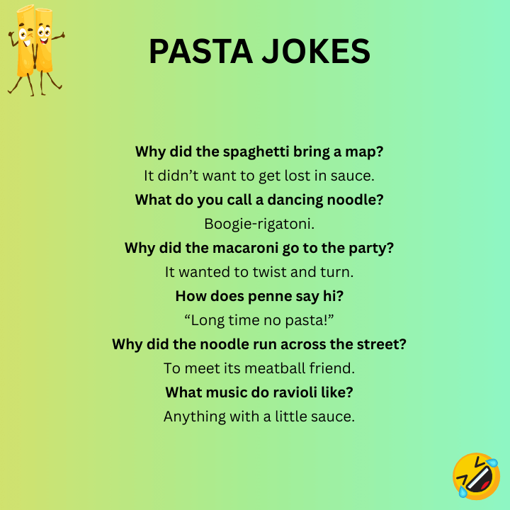 Short Pasta Jokes