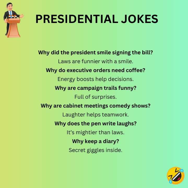 Short Presidential Jokes 
