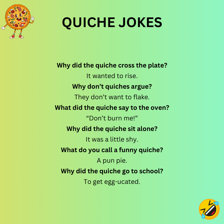 Short Quiche Jokes