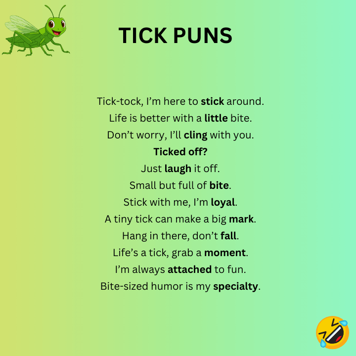 Short Tick Puns