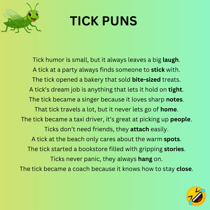Tick Puns One-Liners