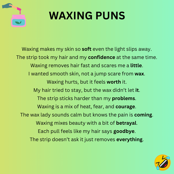 Waxing Puns One-Liners