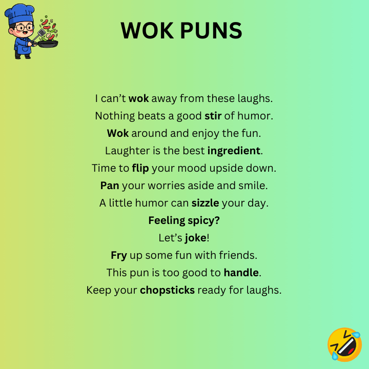 Wok Puns One-Liners
