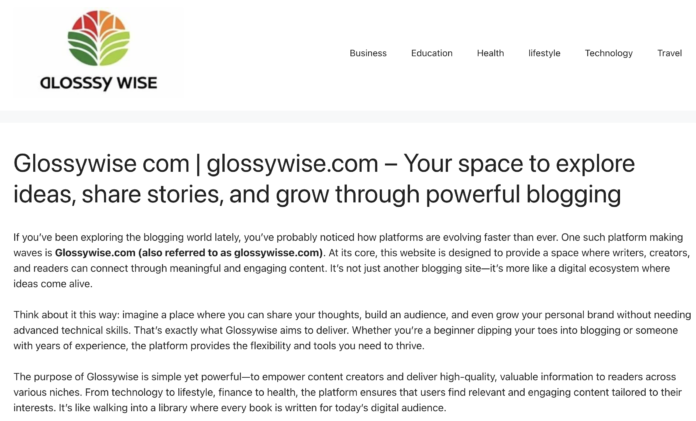 Glossywise com